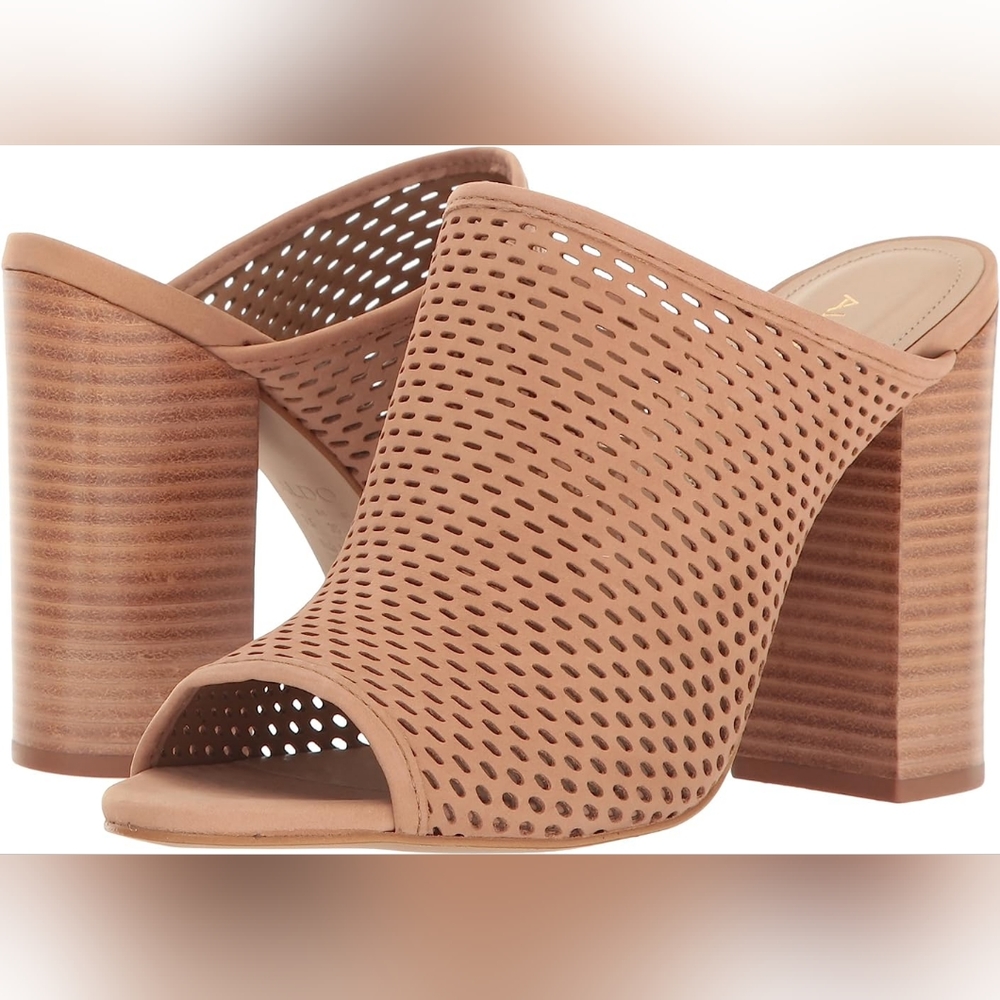 Aldo Beige Clog Mules - NWT